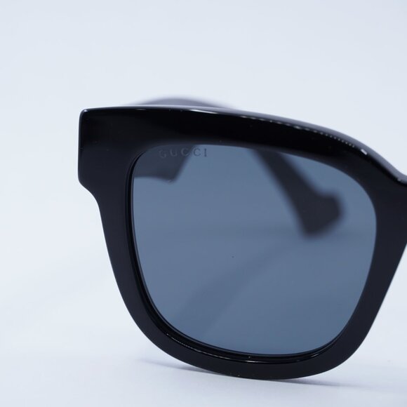 Gucci GG0998S 001 Sunglasses Black Square Frame, Grey Lenses main image 4